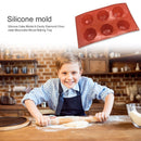 Silicone Baking Molds 6-Cavity Diamond Chocolate Mousse Cake Pastry DIY Mould