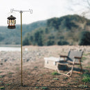 #A Outdoor Lantern Stand Folding Table Lamp Bracket Hanging Hook Pole Light Hold
