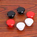 2pcs Bicycle Handlebar Plug Plastic Mountain Bike Grips End Covers (Red)