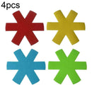 4 Pcs Pan & Pot Protectors Holder Padded Print Divider UK Separate Pads P3H7