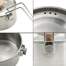 Outdoor Camping Hiking Portable Pot Tea Coffee Cooking Pot Water Kettle Tea