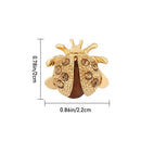 Zircon Decor Ladybug Brooches Insect Brooch Pin Animal Brooch Costume Badge Pin
