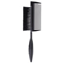 Double Sided Edge Control Hair Comb Styling Eyebrow Brush Tool (Black)