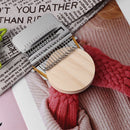 Wooden Small Loom Mender Handmade Household Clothes Mending Weaving Knit To