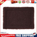 Plush Pet Hamster Cushion Mat Squirrel Blanket Guinea Pig Bed(Dark Brown)