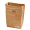 1PCS Yellow Kraft Paper Lunch Bag Reusable Durable J9H9 Insulated Thermal W6J7