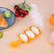 DIY Onigiri Rice Balls Mold Kitchen Sushi Maker Mould Bento Making(Orange)
