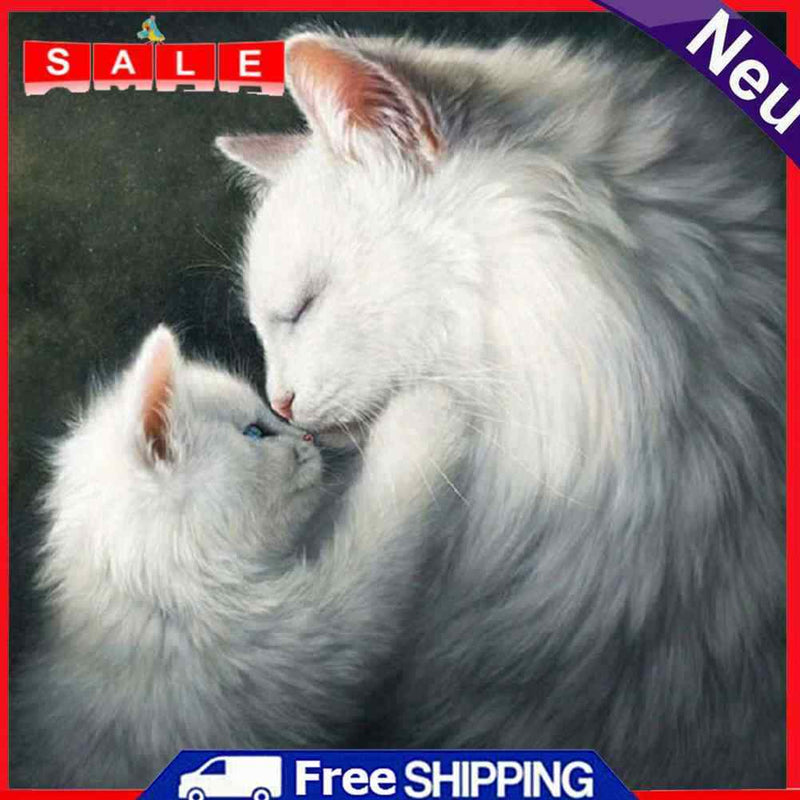 Diamond Painting Cat Full Square Drill Picture of Rhinestone DIY Drawing Kit