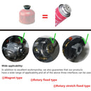 Flat/Long Gas Tank Adapter Magnetic Design for Outdoor Stove Accessories Newly