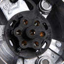 7 PIN ROUND MALE FEMALE METAL CARAVAN TRAILER PART BOAT