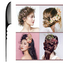 Plastic Arc Fine-tooth Pin Hairdressing Haircut Hair Styling Rat Sharp Tail