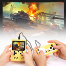 Pocket Handheld Game Console Gamepad 500 Video Games Player Gift (Yellow) Newly