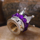 4x Universal Car Diamond Crown Wheel Tire Valve Cap Auto Tyre Rim Stem Air Cover