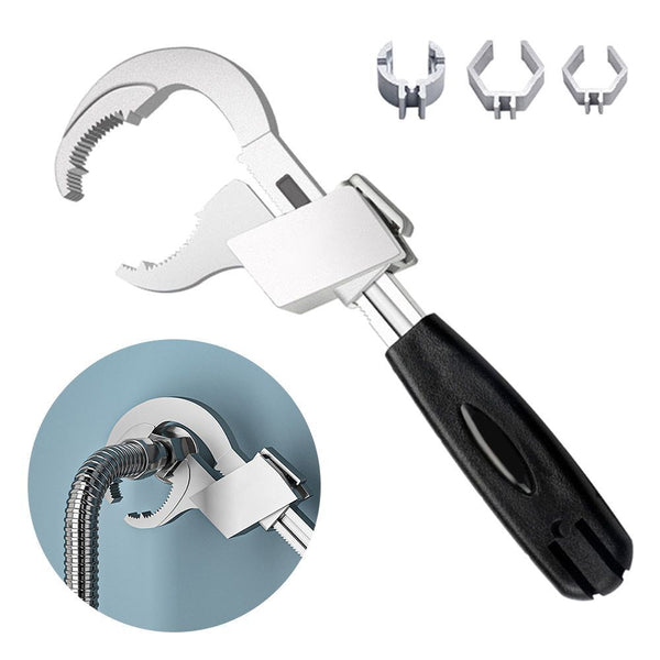 Water Pipe Plumbing Repair Tools Ratchet Wrench Adjustable Spanner Pipe Wrench