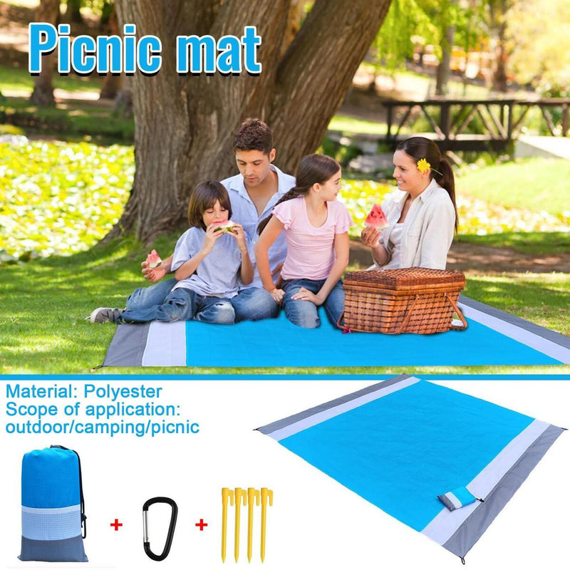Beach Blanket Oversized Picnic Blankets Waterproof Lightweight Outdoor Mat!