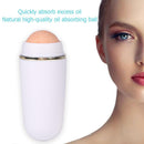 Face Oil Absorbing Roller Volcanic Stone Summer Blemish Remove Ball (White)