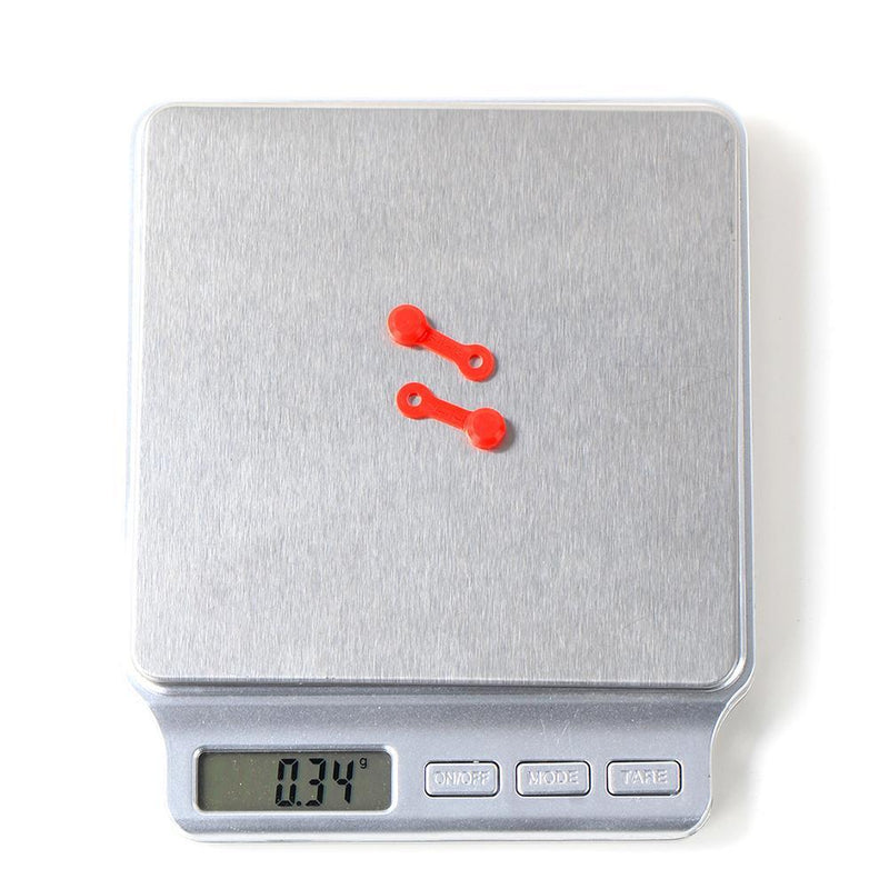 50pcs RISK Bicycle Bleed Nipple Screw Cap Oil Disc Brake Dust Cover (Red)