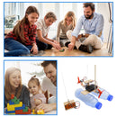 Educational Toys Science STEM Kit Toys Remote Control Wind Ship Small Invention