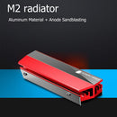 Aluminum M.2 2280 NVMe SSD Heatsink Cooler for Desktop PC Computer (Red)