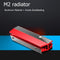 Aluminum M.2 2280 NVMe SSD Heatsink Cooler for Desktop PC Computer (Red)