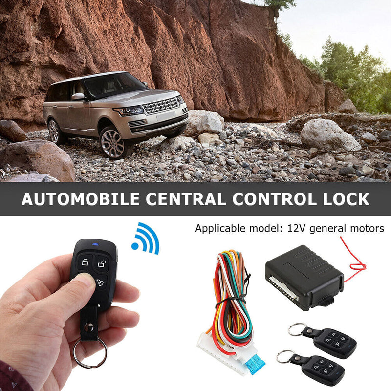 Car Remote Central Door Lock Kit Auto Keyless Entry Alarm System 410/T105 Newly