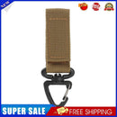 2PCTriangle Backpack Hanging Buckle 360-Degree Rotation D-Shaped Hook Khaki