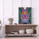 Color Eye Art Picture Part Special Shaped Luminous Diamond DIY Painting Kit