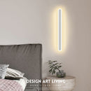 Modern Long Wall Light Home Living Bedroom Background Sconce Light (White) Newly