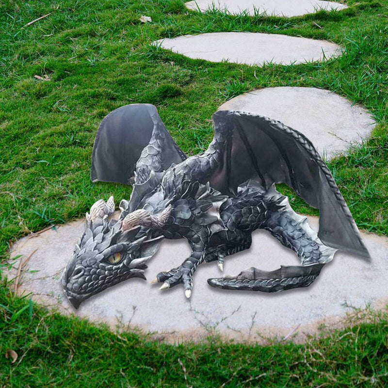 Dragon Statue Halloween Dragon Sculpture Decor Combat Dragon Gifts for Friends