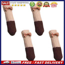 4pcs Anti-scratches Floor Protectors Knitted Desk Chair Foot Sock Table Cover