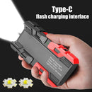 Powerful Flashlight Type-C Charging Strong LED Torch Outdoor Camping Light