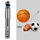 WEST BIKING Bicycle Mini Pump Presta/Schrader Valve Tire Inflator (Grey) Newly