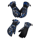 Winter Ski Gloves Waterproof Windproof Warm Gloves Male(Style 1)(L)