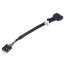 20/19 Pin USB3.0 Female to 9 Pin USB2.0 Male Motherboard Cable