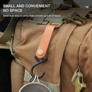 Outdoor PU Hooks Camping Clothes Triangle Storage Hanger Holder Hiking Supplies