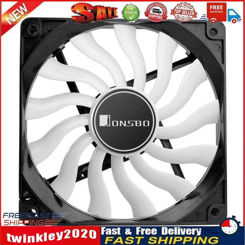 JONSBO 12020 PC Case Fan 120mm Silent Chassis Fan CPU Cooler Fan 4Pin 3Pin Newly