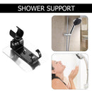 Adjustable Shower Head Holder Punch Free Wall Mounted Bathroom Bracket (A)