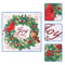 Diamond Painted 5D DIY Christmas wreath Partial Special Rhinestone Set Newly