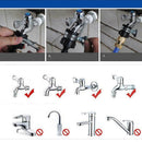 Universal Faucet Hose Connector Quick Connect Fitting Tap Adapter Washing G0R1