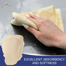 Jaysuing 2pcs Car Cleaning Suede Cloth Quick Dry Soft Glasses Windows Wash Towel