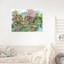 Full Embroidery Mountain Villa Stamped 11CT Needlework Set DIY Cross Stitch K