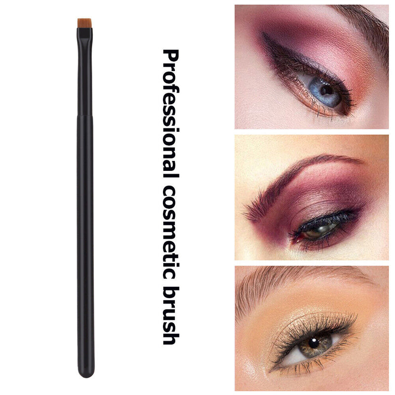 Professional Fine Makeup Brush Black Flat Fine Eyeliner Eyebrow Make Up Brush
