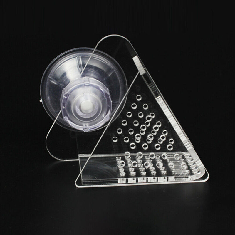 Acrylic Red Blood Worm Feed Cup Aquarium Fish Tank V Shape Food Container