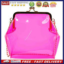 Fashion Transparent PVC Shoulder Bags Women Girls Clip Buckle Crossbody Bags
