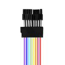 PSU Extension Cable Addressable RGB ARGB PCIe GPU Dual 8-Pin 6+2Pin Cord
