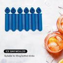 Mini Popsicle Maker DIY Silicone Ice Cube Mold for Beverage (Navy Blue) Newly