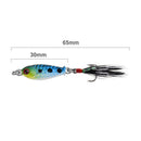 3cm 6g Mini  Fish Lure Artificial Hard Bait Wobbler with Feather (02) Newly
