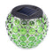 Solar LED Hollow Hanging Ball Light Outdoor Waterproof Garden Lamp (Green) Newly