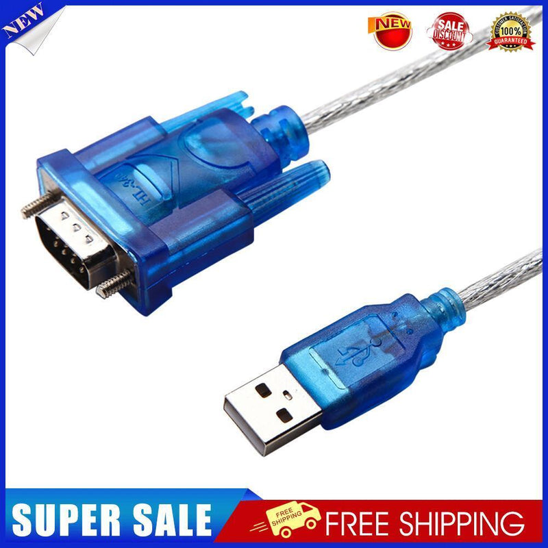 USB to RS232 COM Port Serial 9 Pin DB9 Adapter Cable Converter for Win 7