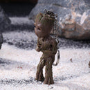 RuiDay Guardians of Galaxy Cartoon Tree Man Keychain Car Hanging Pendant Decor